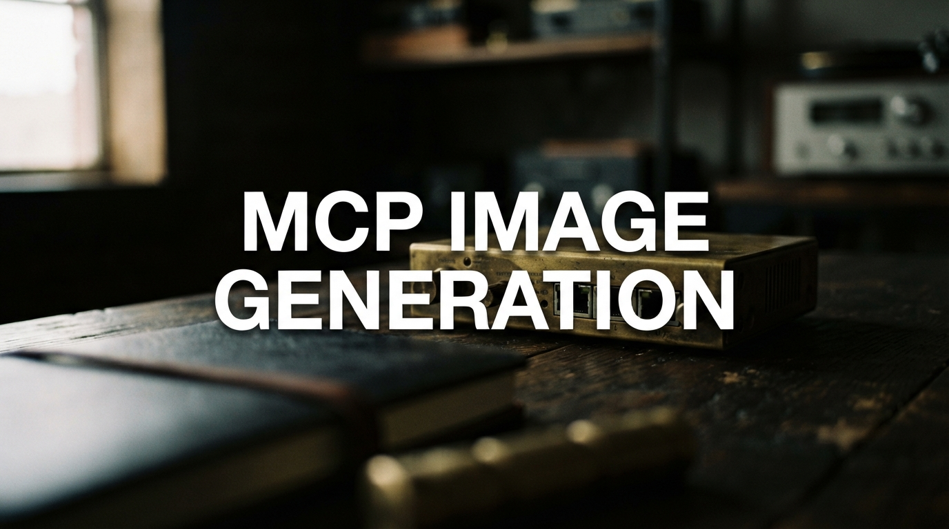 A Working MCP Server Image Generation Example, Start to Finish