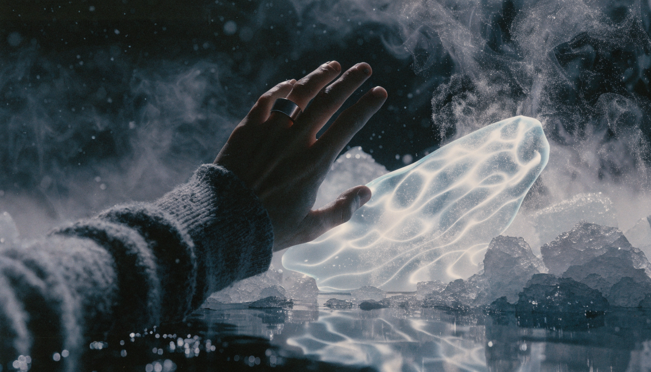 Close-up detail of professional headshot with natural skin texture