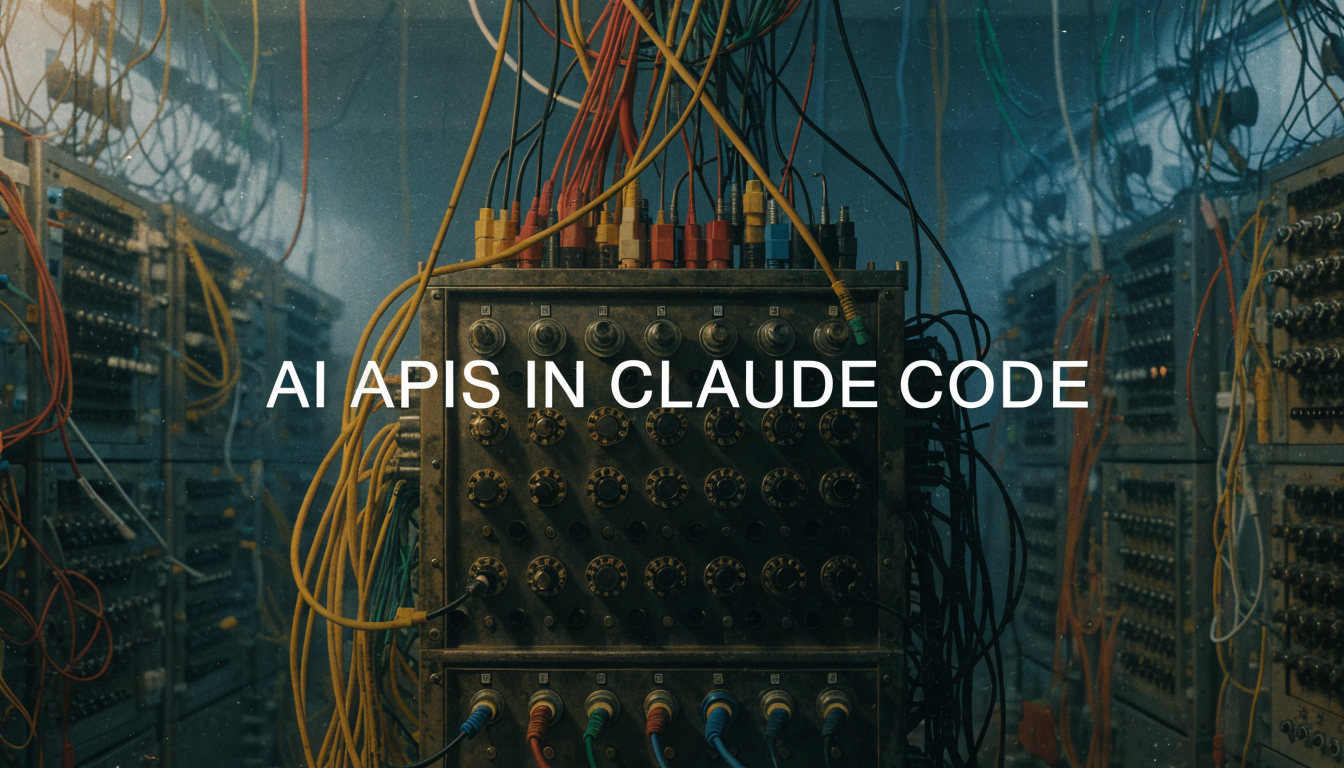 AI API With Claude Code Integration: The Three Setups People Confuse
