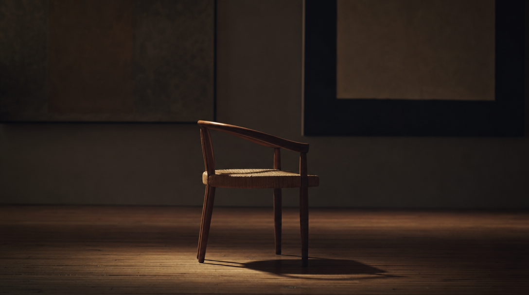 Editorial still evoking a considered creative decision