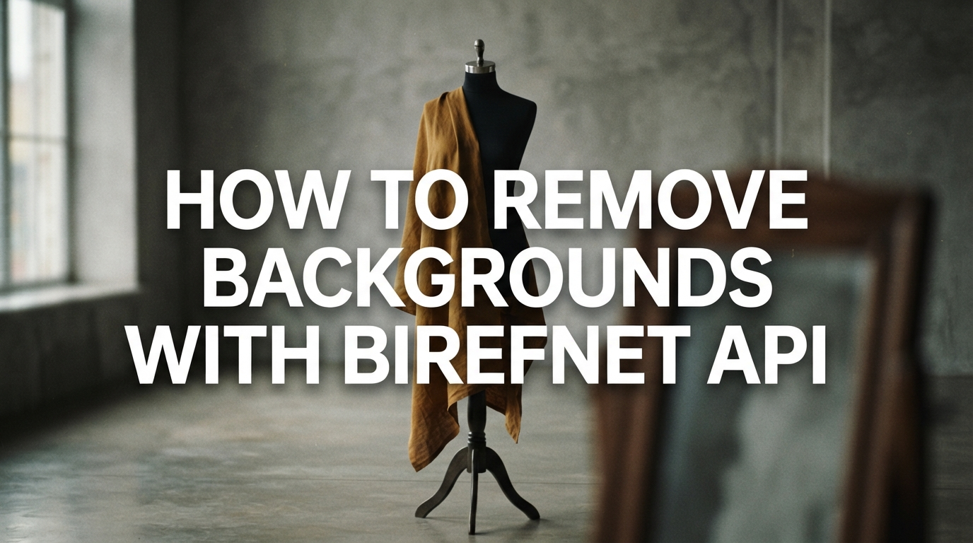 How to Remove Backgrounds With the BiRefNet API