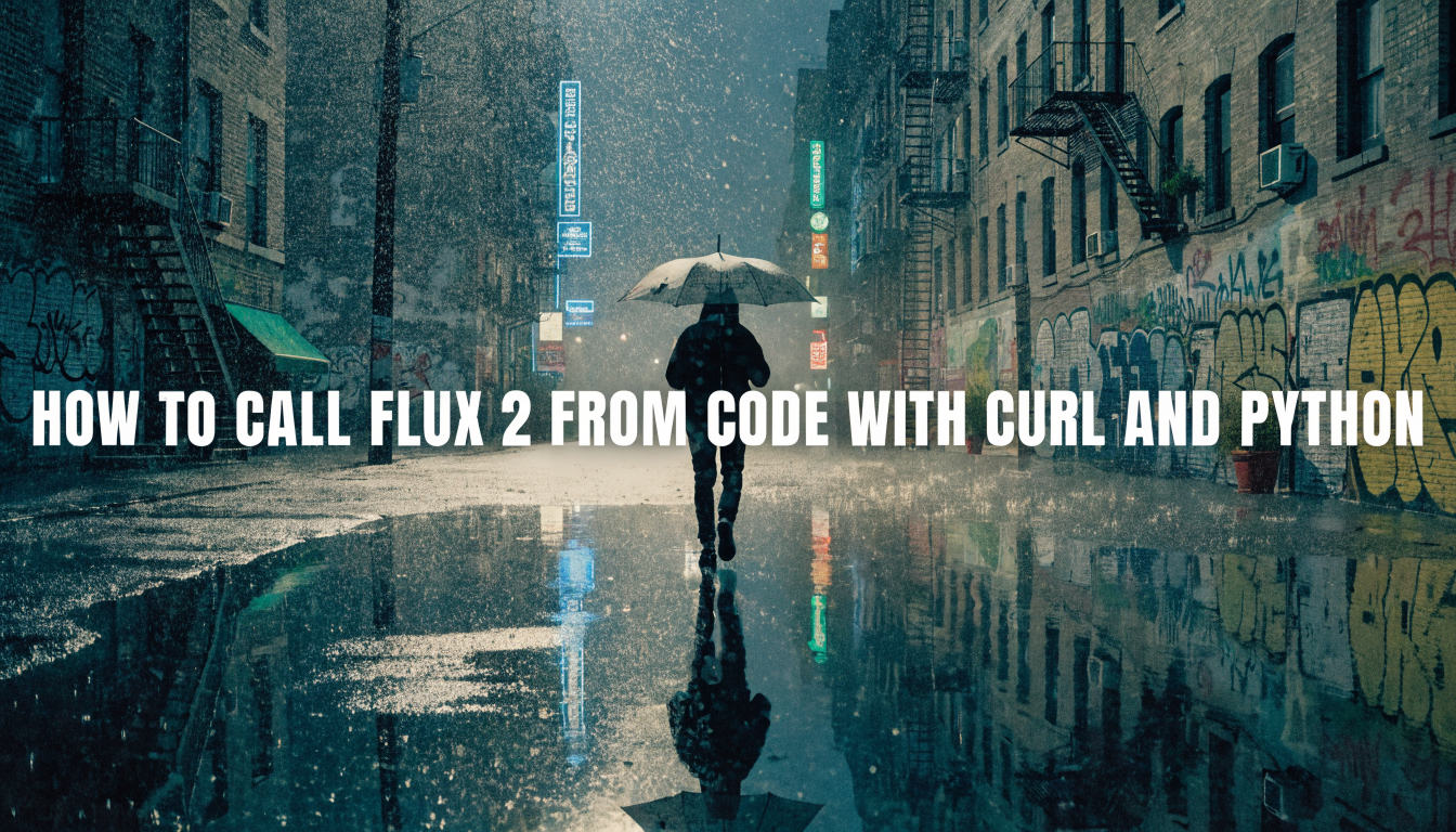 How to Call Flux 2 From Code With cURL and Python
