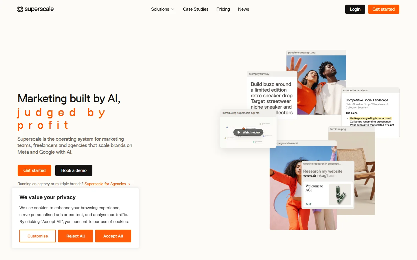 Superscale AI homepage