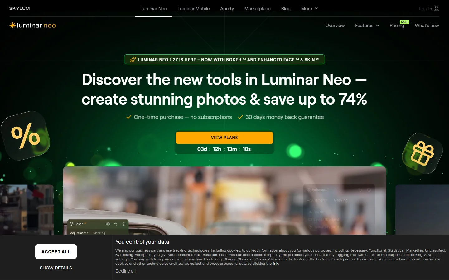 Luminar Neo desktop editor