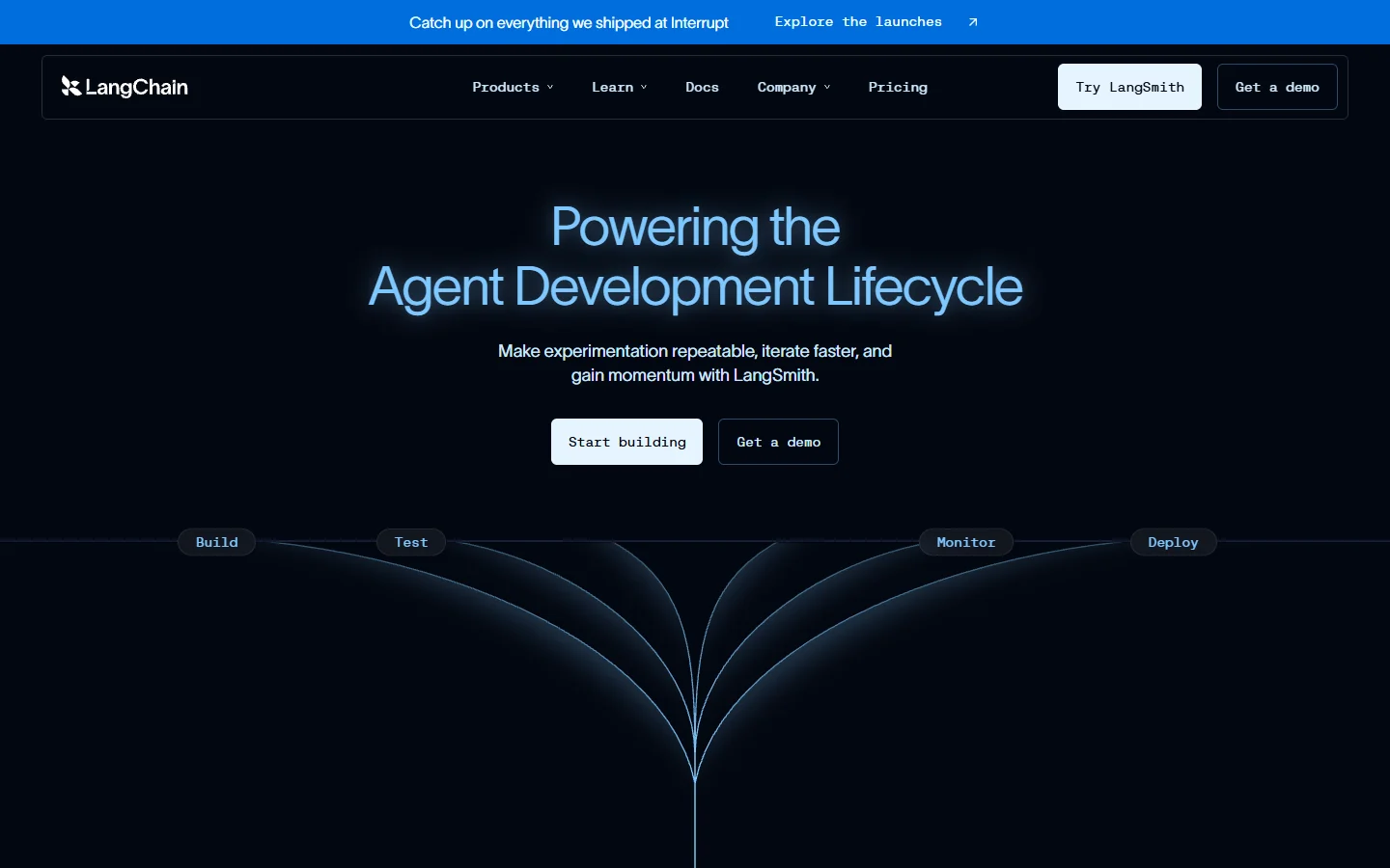 LangChain homepage
