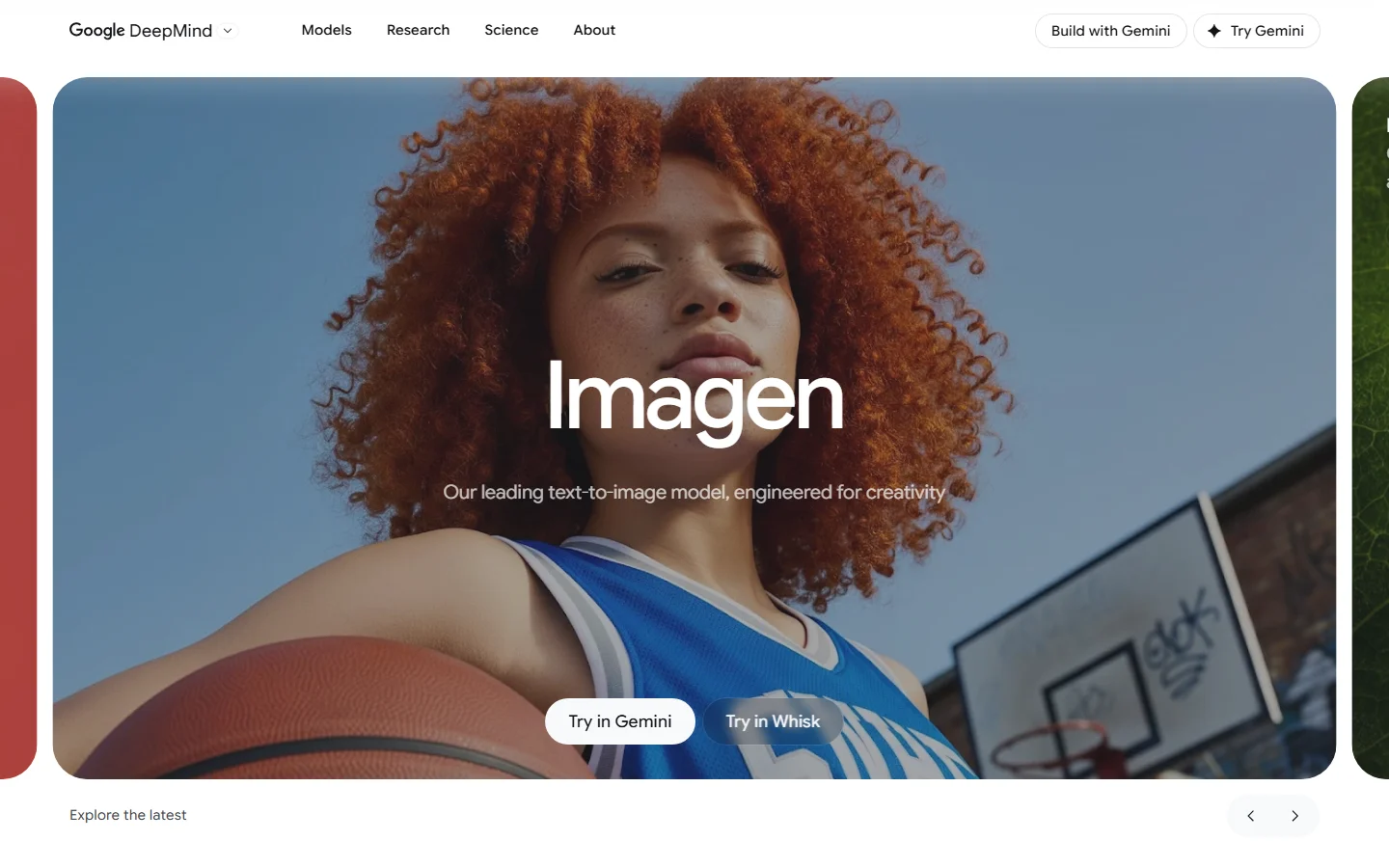 Google Imagen homepage