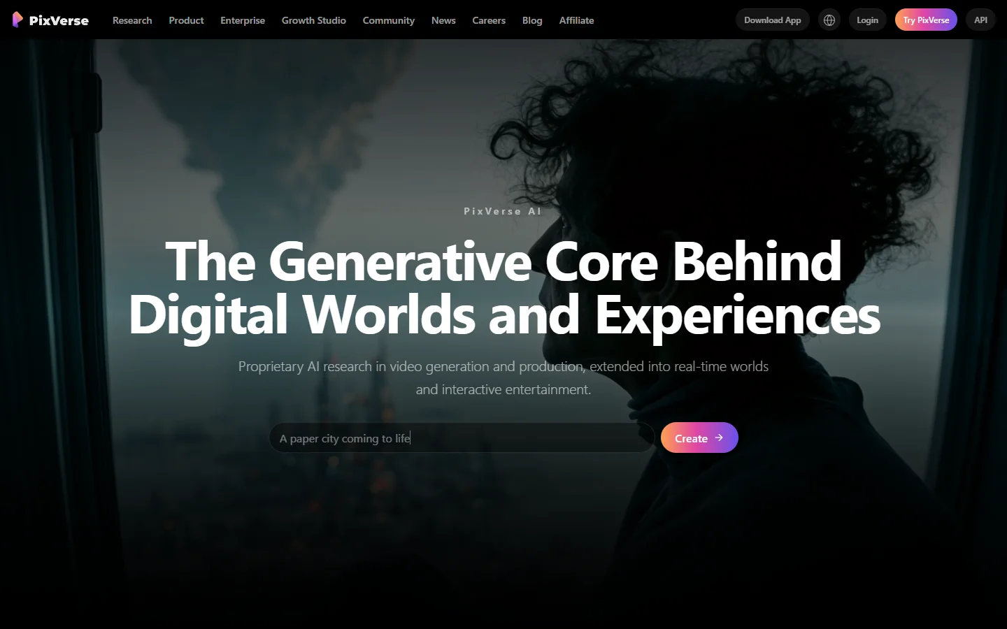 PixVerse homepage