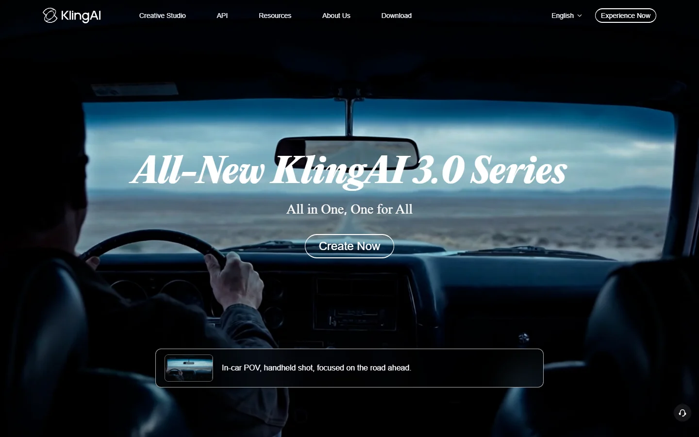 Kling homepage