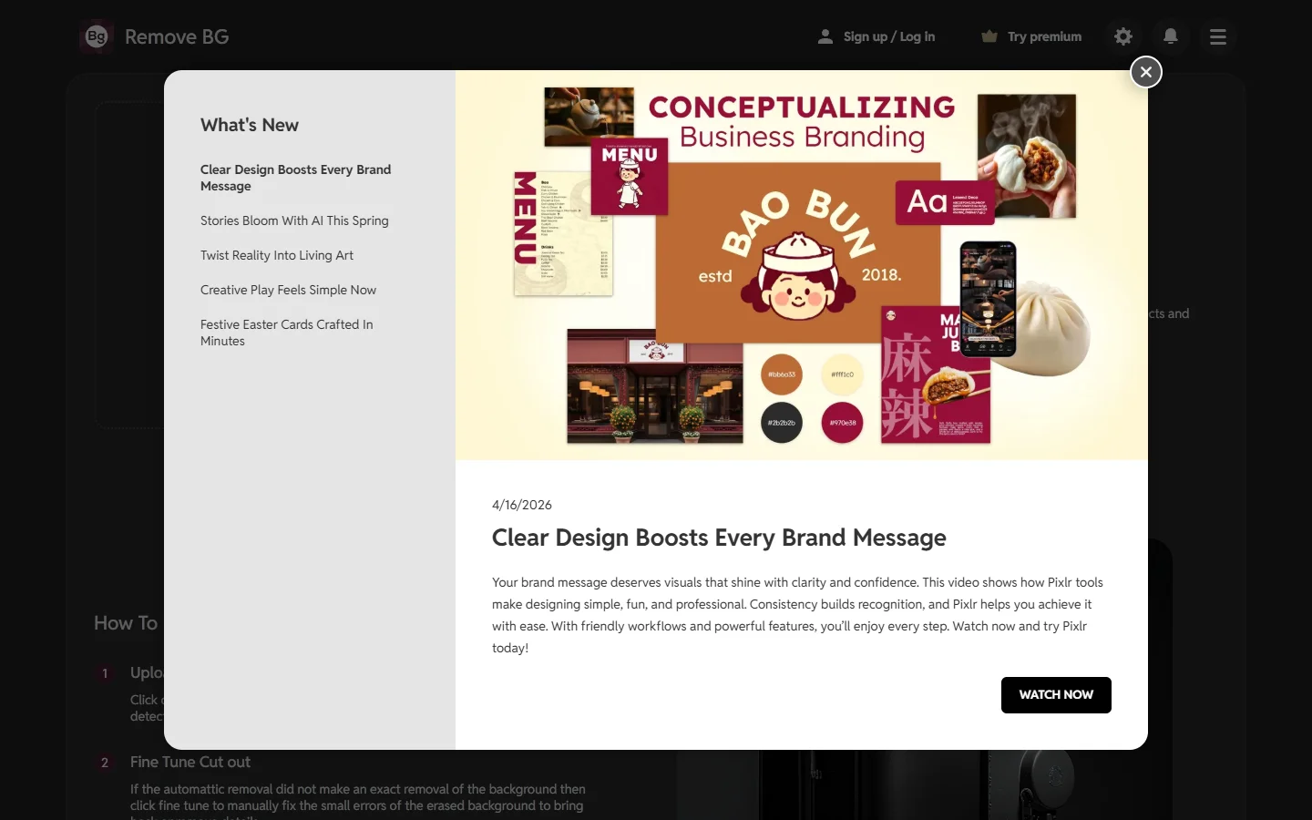 Pixlr online background removal tool with photo editor