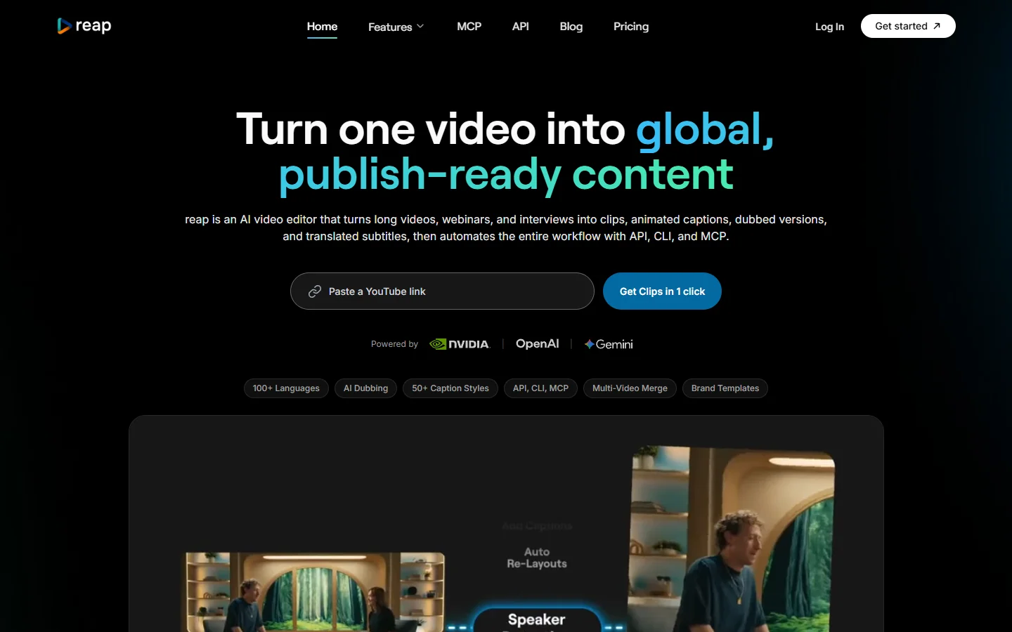 reap homepage