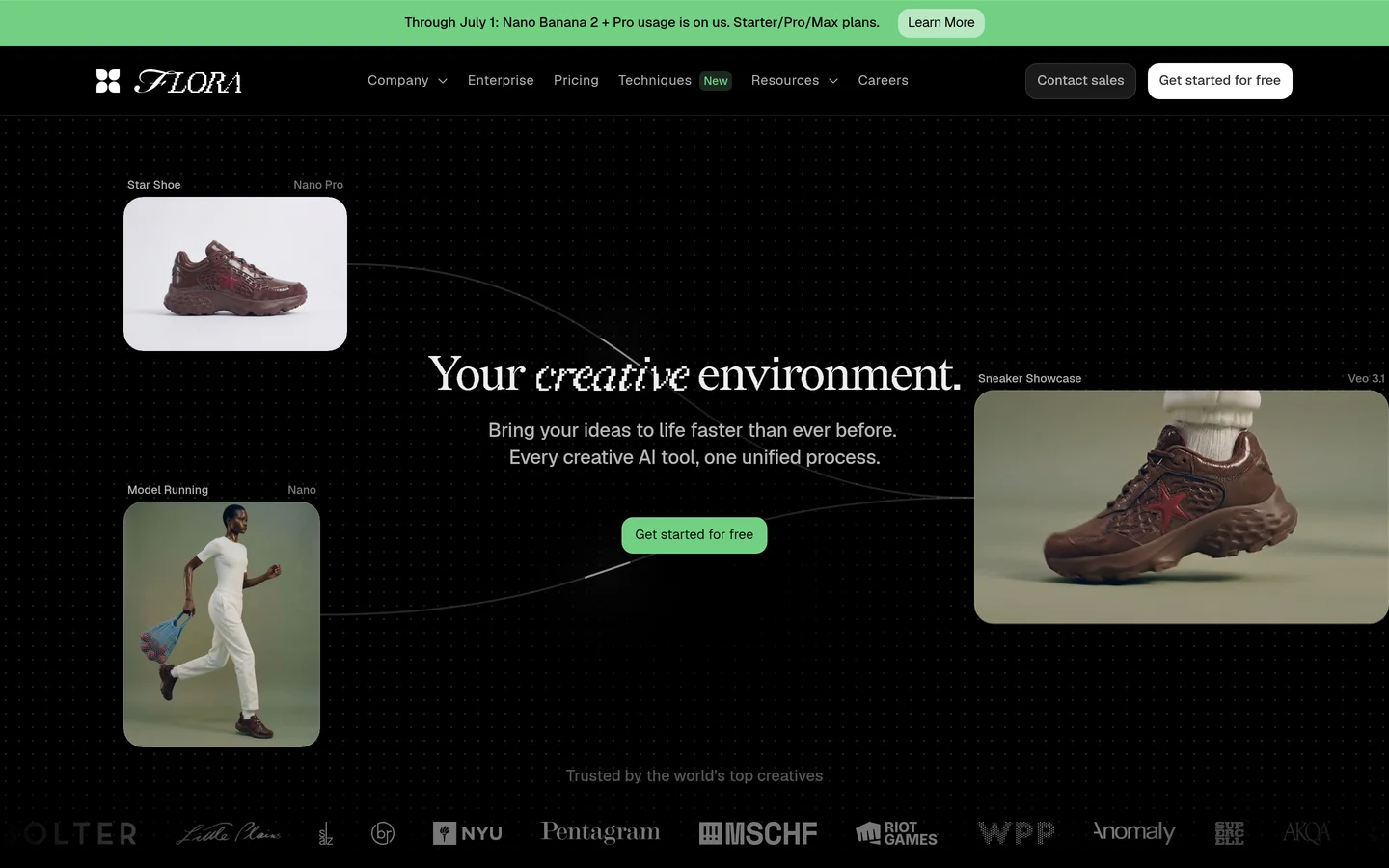 FLORA homepage
