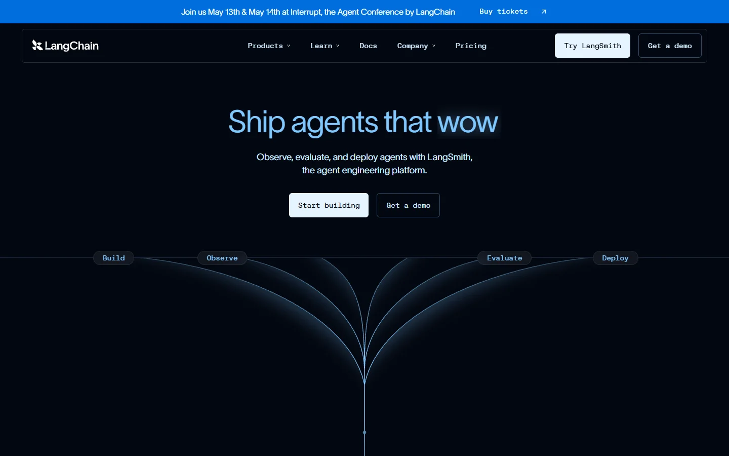 LangChain developer platform