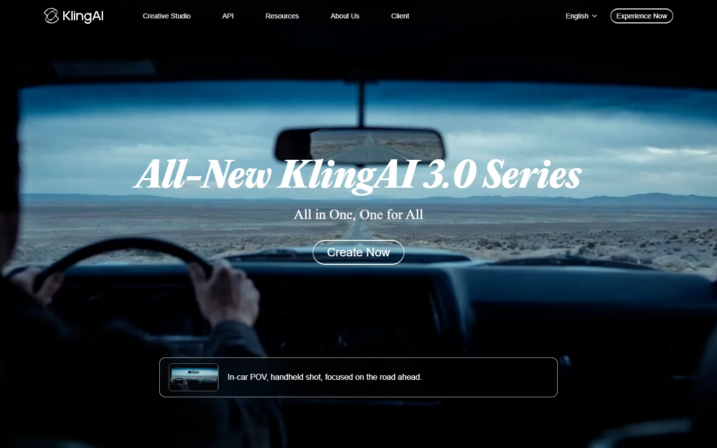 Kling homepage