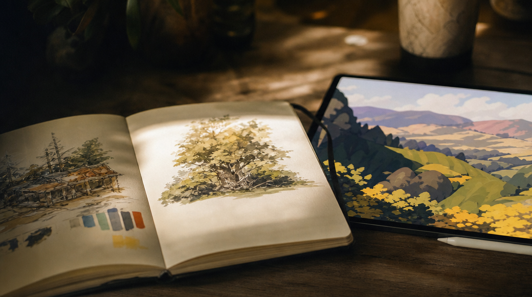 Planning illustrations for content